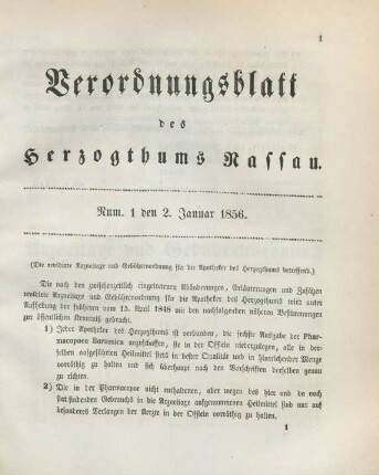 2. Januar-20. December 1856= Num. 1-27