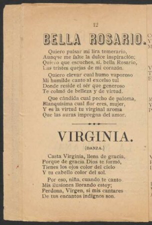 Virginia. : (Danza.)