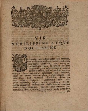 De M. T. Ciceronis Bibliothecis Pavca Praefatvs