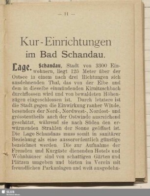 Kur-Einrichtungen im Bad Schandau