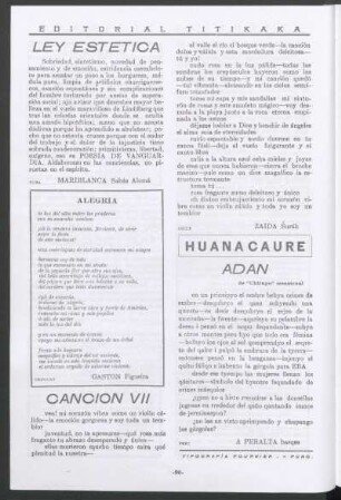 Adán : De "Chirapu" menstrual