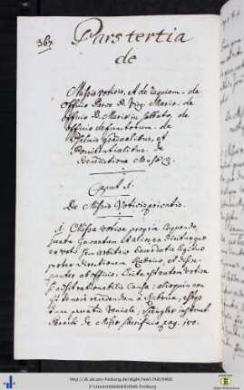 Pars Tertia. De missis votivis, et de requiem…