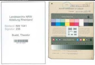 Entnazifizierung Theodor Bueld , geb. 31.05.1885 ()