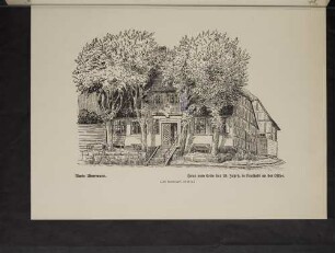 Haus vom Ende des 18. Jahrh. in Neustadt an der Ostsee.