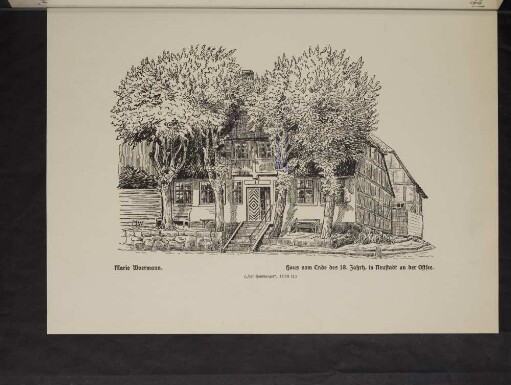 Haus vom Ende des 18. Jahrh. in Neustadt an der Ostsee.