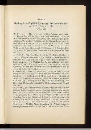 6. Stellungskämpfe südlich Dünaburg. - Am Meddum-See