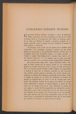 Guillermo Enrique Hudson