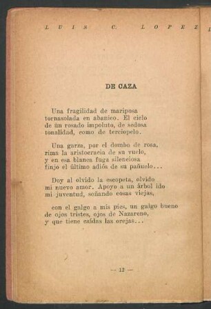 De caza