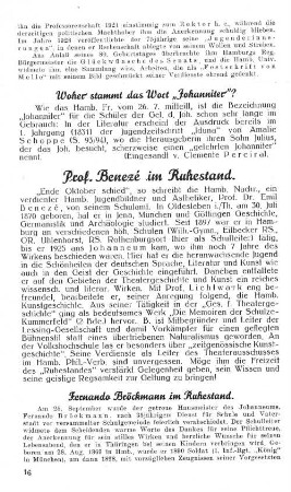 Fernando Bröckmann im Ruhestand.