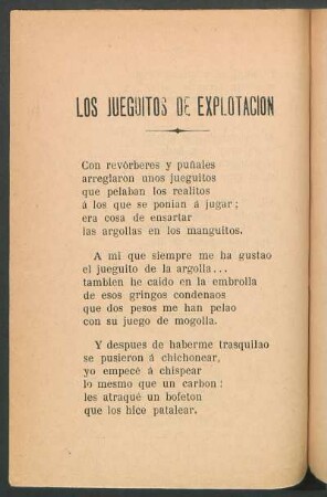 Los jueguitos de explotación