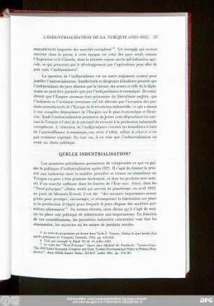 Quelle Industrialisation?