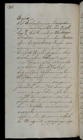 Bei Befragung der gräflichen Hofmeister vor Gericht, kein Recht auf einen Stuhl, jedoch Erlaubnis zum Tragen eines Degens.