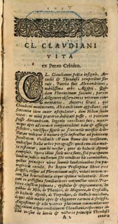 Claudii Claudiani quae extant