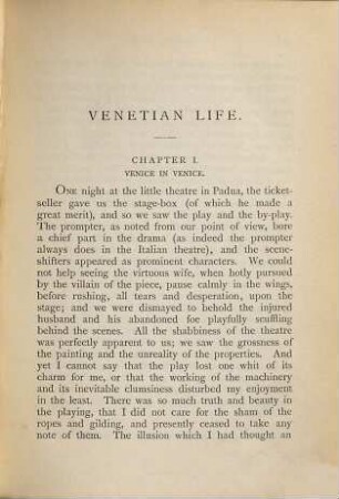 Venetian life