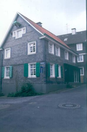 Remscheid-Lennep, Gänsemarkt 1. Geburtshaus des Physikers Wilhelm Conrad Röntgen
