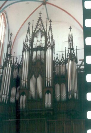 Viermanualige Orgel. Schwerin, Dom