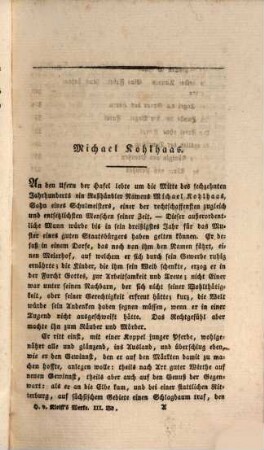 Heinrich von Kleists gesammelte Schriften, 3. Erzählungen. Robert Guiskard. Gedichte
