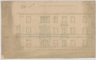 Thiersch, August ; München, Georgenstr. 4; Wohnhaus Steinmetz - Teilansicht