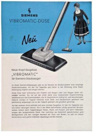 Siemens Vibromatic-Düse (Prospekt)