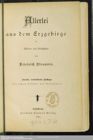 1: Allerlei aus dem Erzgebirge in Bildern und Geschichten