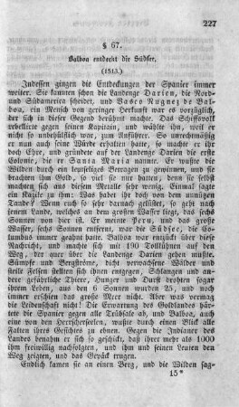 67. Balboa entdeckt die Südsee (1513.)