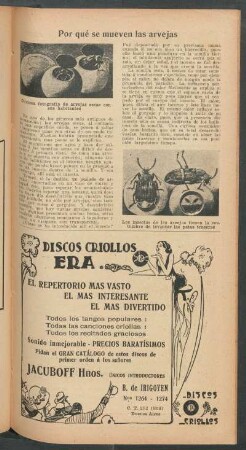 Por qué se mueven las arvejas