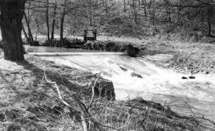 Triebischtal-Miltitz. Wehr für die Furkertmühle auf Munzig zu