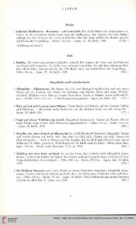 I. Japan (Nr. 1-402)