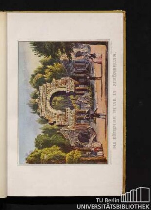 Die Römische Ruine in Schönbrunn.