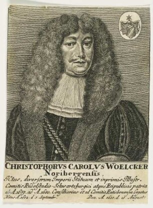 Bildnis des Christophorvs Carolvs Woelcker