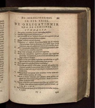 De Obligationibus Quae Ex Consensu