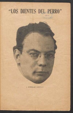 [Fotografía de] J. González Castillo