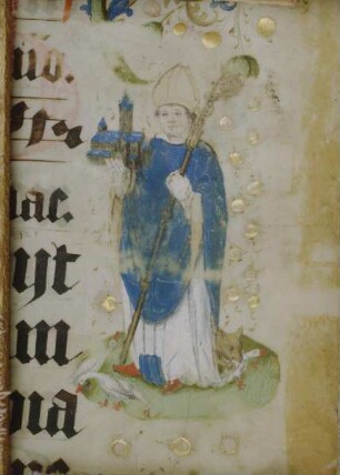 Hugenpoet-Psalter — Der heilige Liudger
