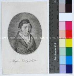 Porträt des Schriftstellers und Dramatikers August Klingemann