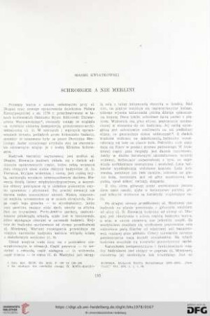 Schroeger a nie Merlini