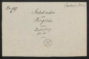 Duett No. 12 Alt-Solo