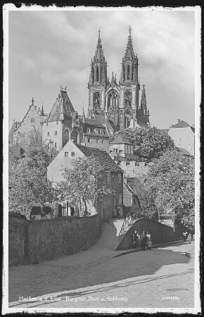 Meißen. Hohlweg
