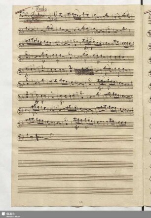 732. Cavatina: Amor non sò che sia / Paisiello, G.