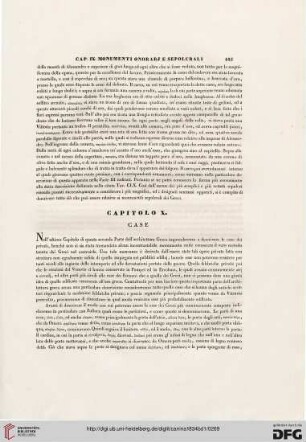 Capitolo X: Case