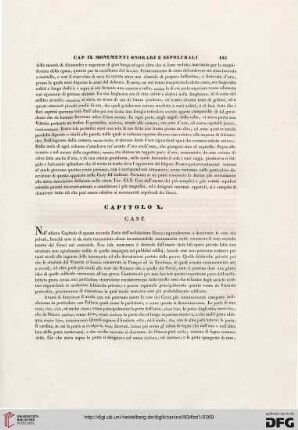 Capitolo X: Case