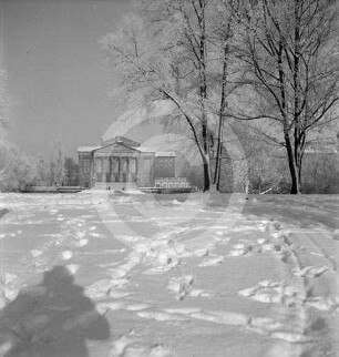 Stadttheater Posen im Winter
