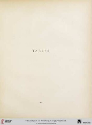 Tables