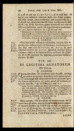 Tit. XV. De Legitima Agnatorum Tutela