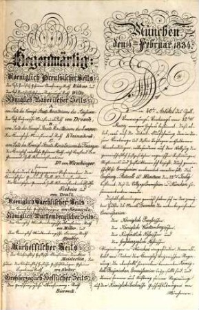 Protokolle der VollzugsComission des grossen Zoll-Vereins