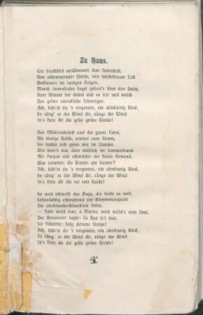 Zu Haus.