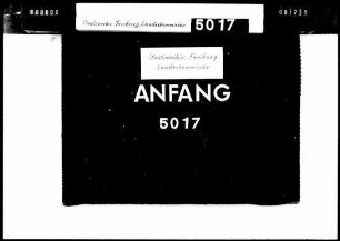 Abhör der Rechnungen der von Mayenfisch'schen Stiftung und Genehmigung der Voranschläge