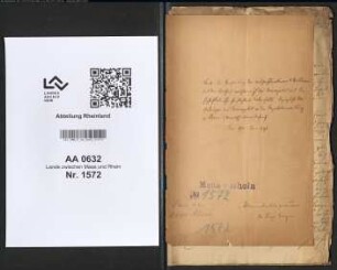Vorstellungen des Domkapitels zu Köln wegen seines und der erzstiftischen Geistlichkeit Anteils an der Kontribution von acht Millionen Livres