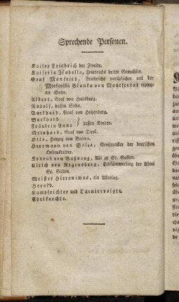 Sprechende Personen