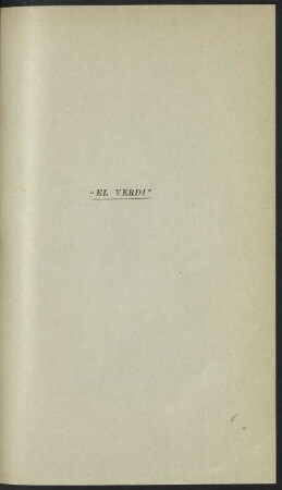 "El Verdi"