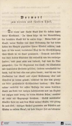 Vorwort zum vierten und fünften Theil